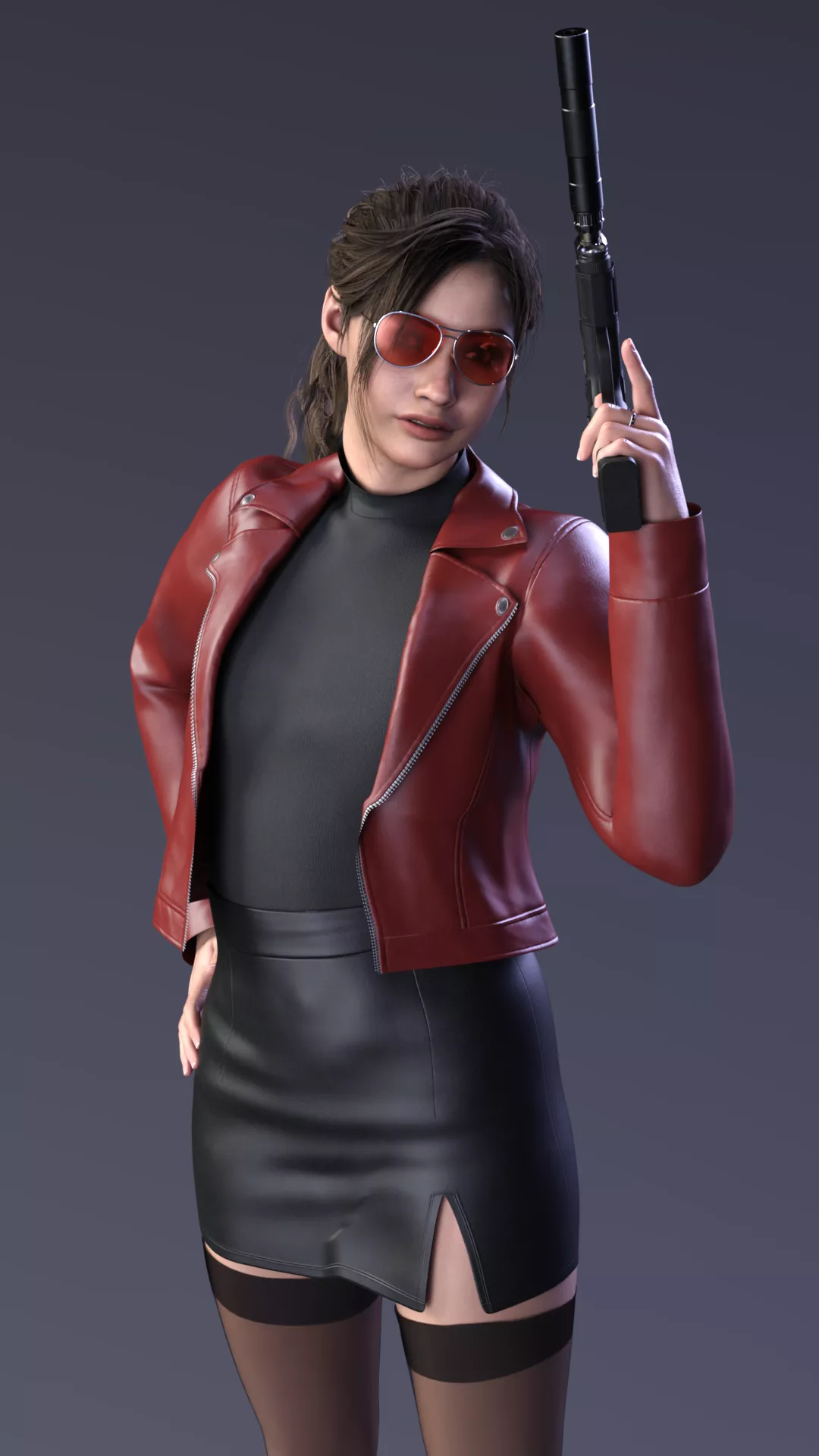 Claire Redfield Tactical Noir 3D model