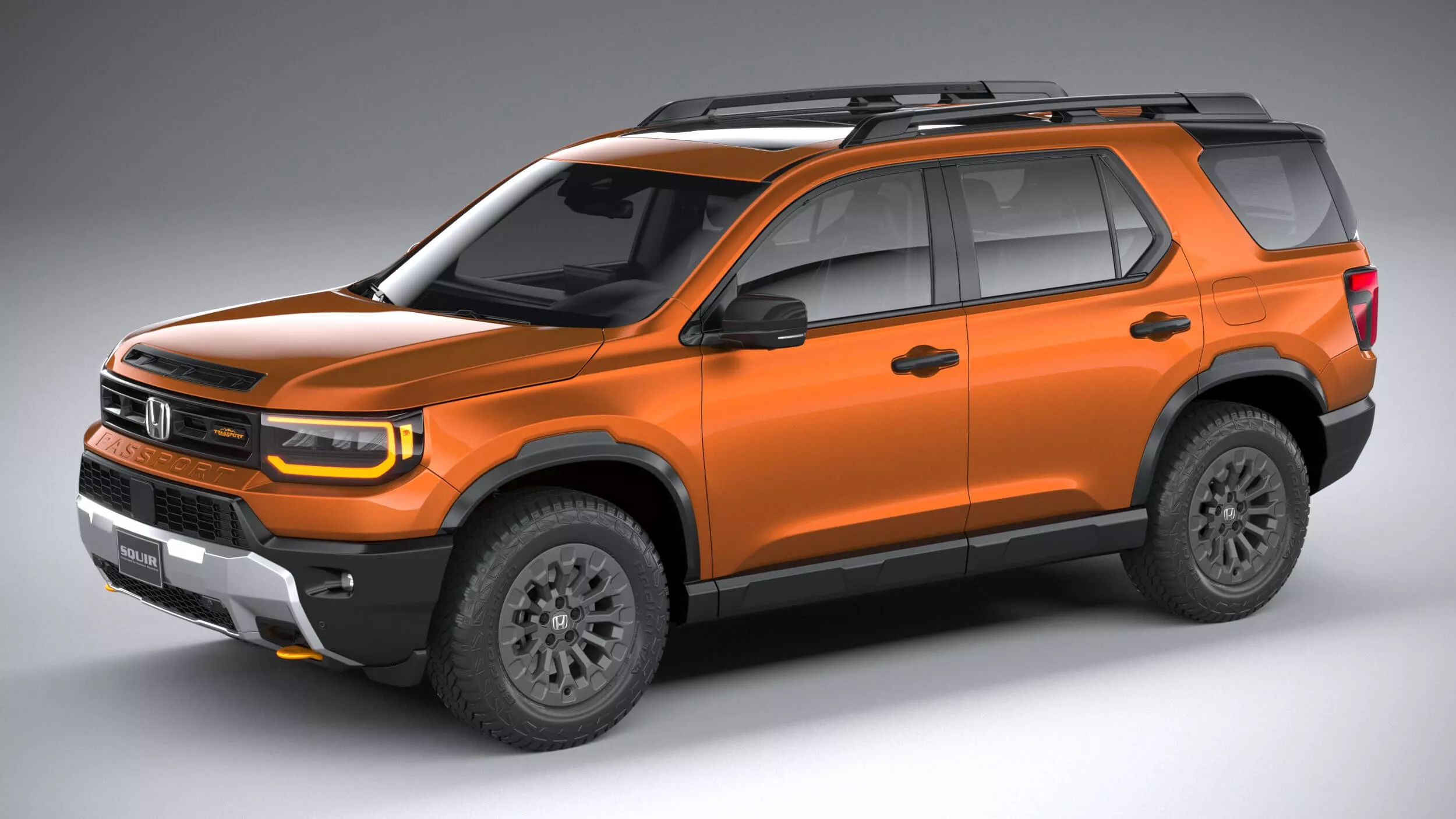 Modern Off Road SUV High Detail 3D Model Low-poly 3D model