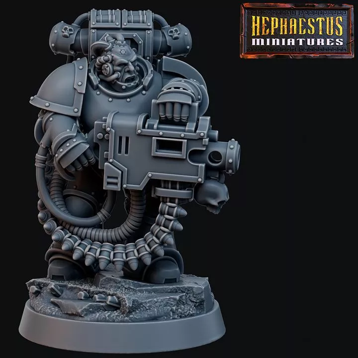 Heavy Gunner 1 3D print model