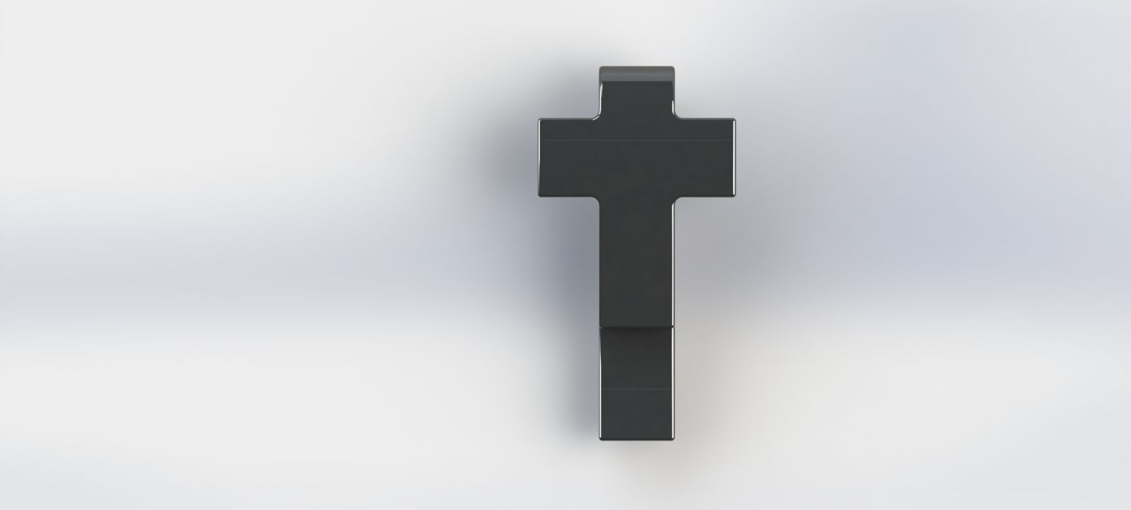 Pendant Cross and Fish printable model 3D print model_3
