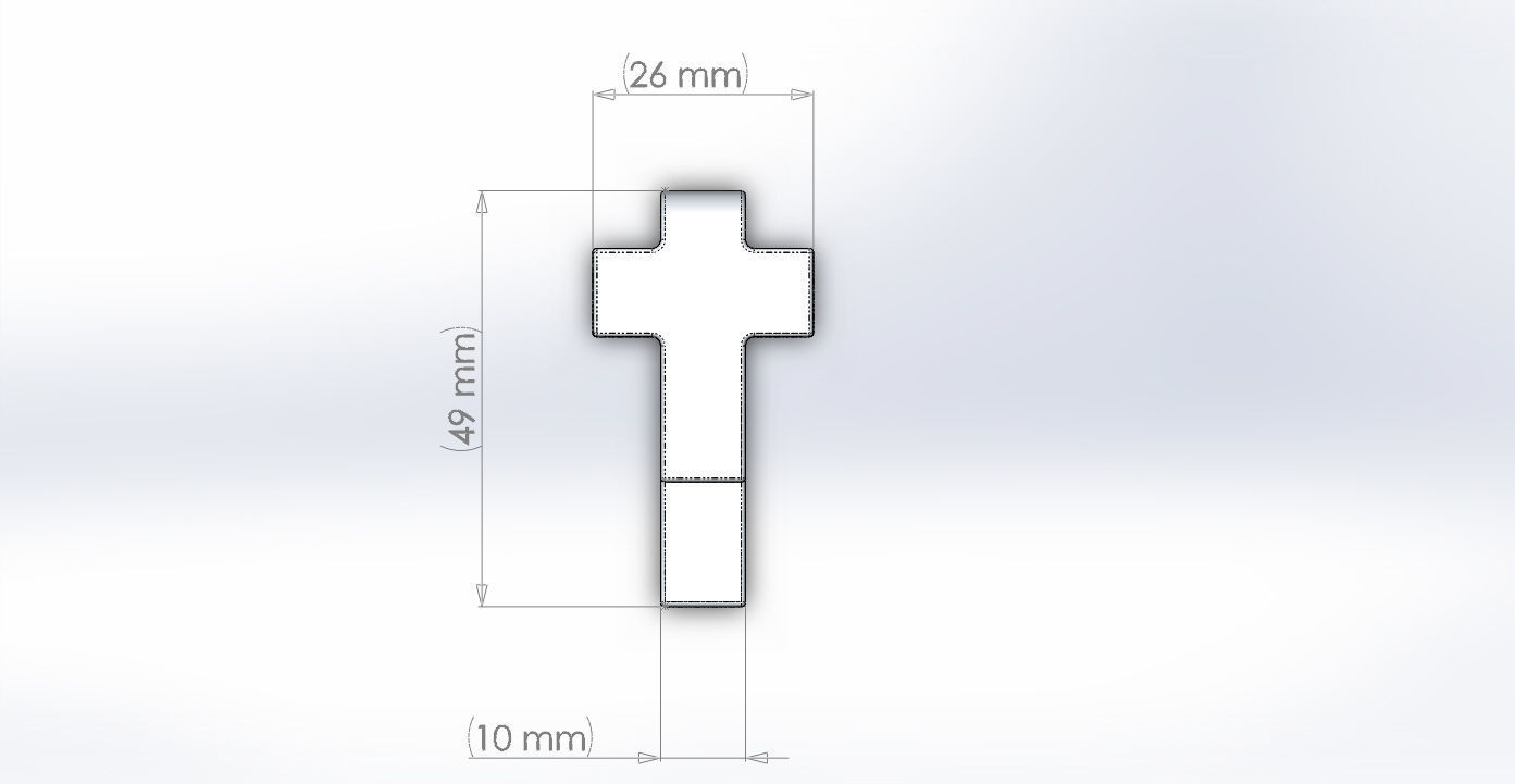 Pendant Cross and Fish printable model 3D print model_4