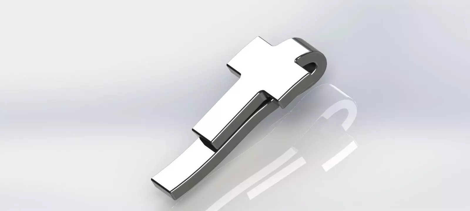 Pendant Cross and Fish printable model 3D print model_0