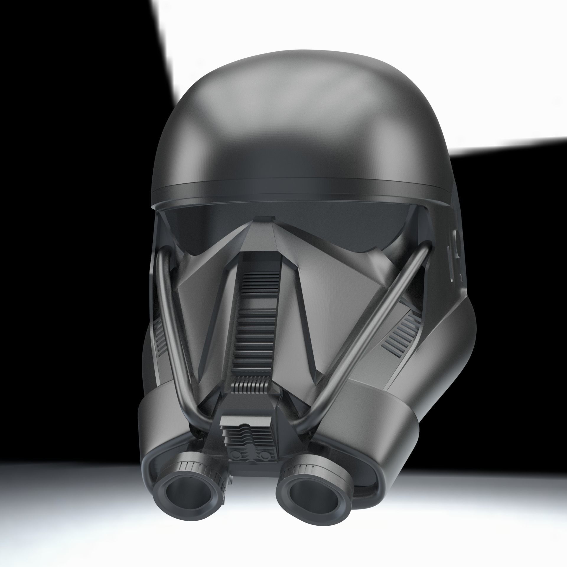 OLD VERSION Death Trooper Helmet 3D print model_0