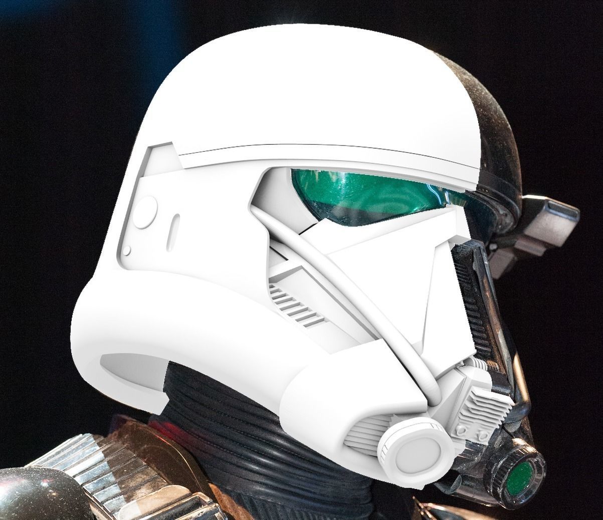 OLD VERSION Death Trooper Helmet 3D print model_5