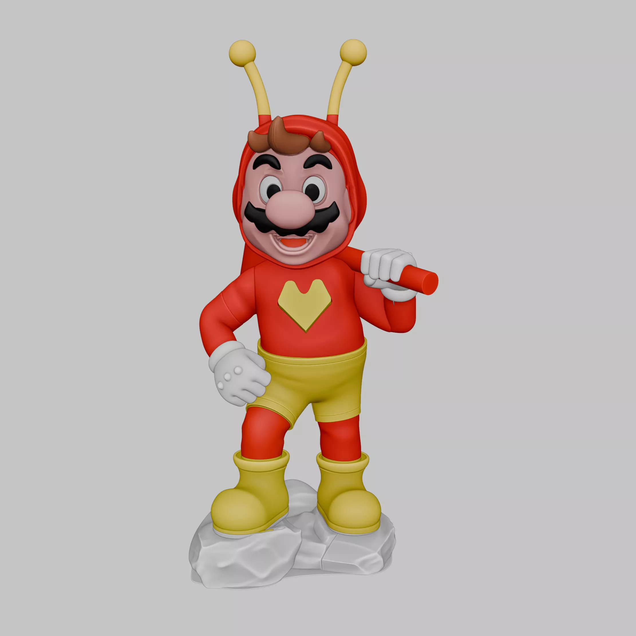 MARIO CHAPOLIN CHAVES MULTI PART 3D print model