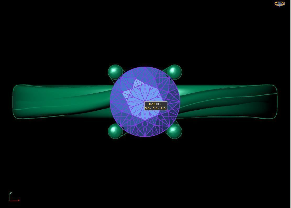 Diamond Ring Free 3D print model_5