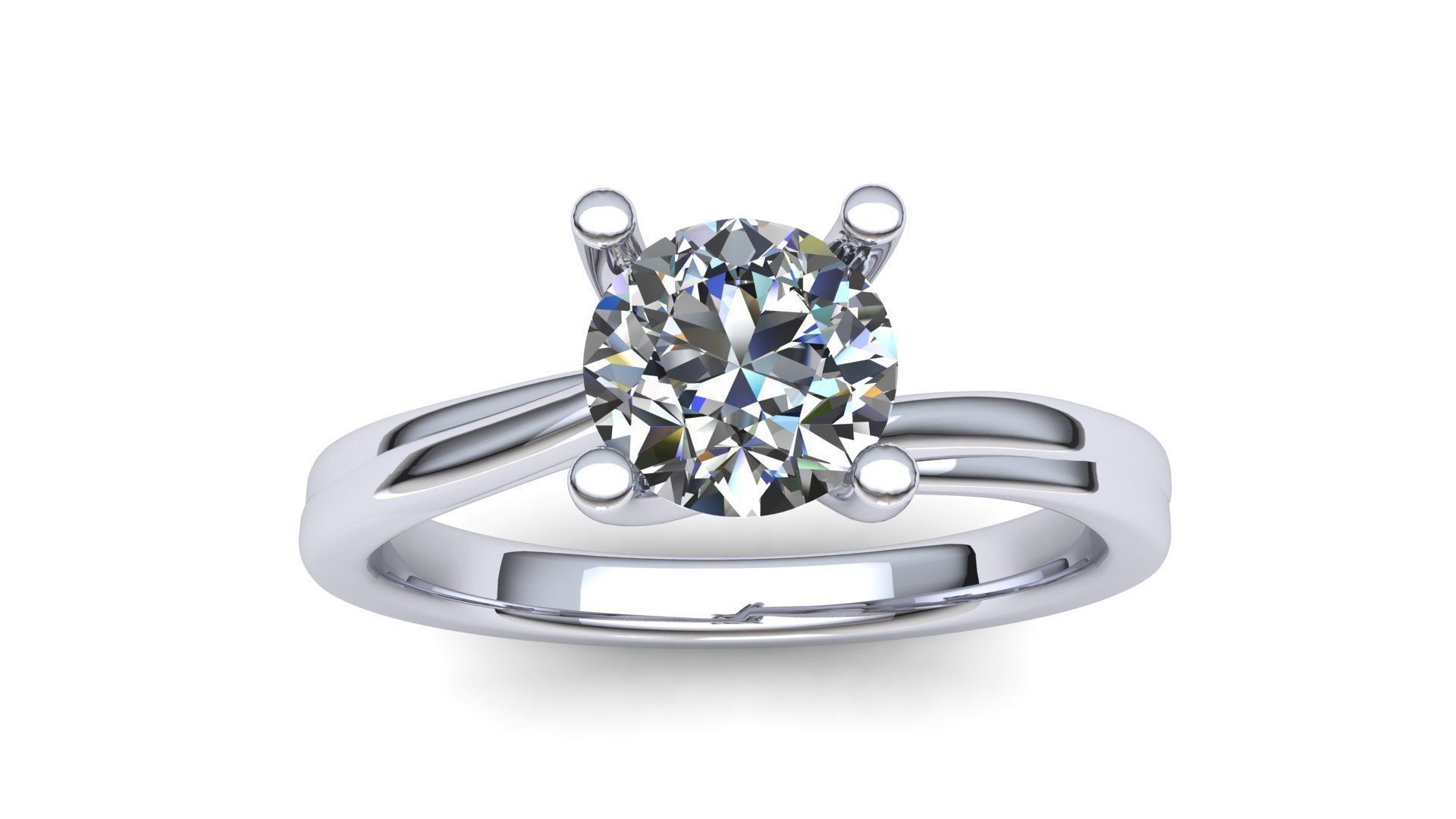Diamond Ring Free 3D print model_3