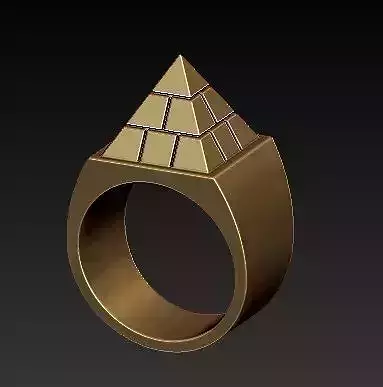 Pyramid ring 3D download 3D print model