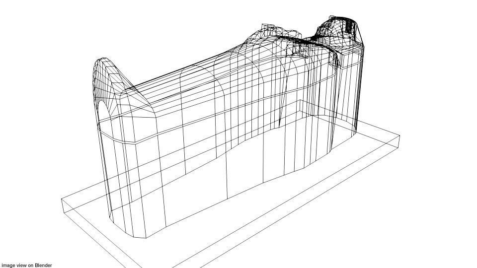 Coffin - Egyptian 3D model_3
