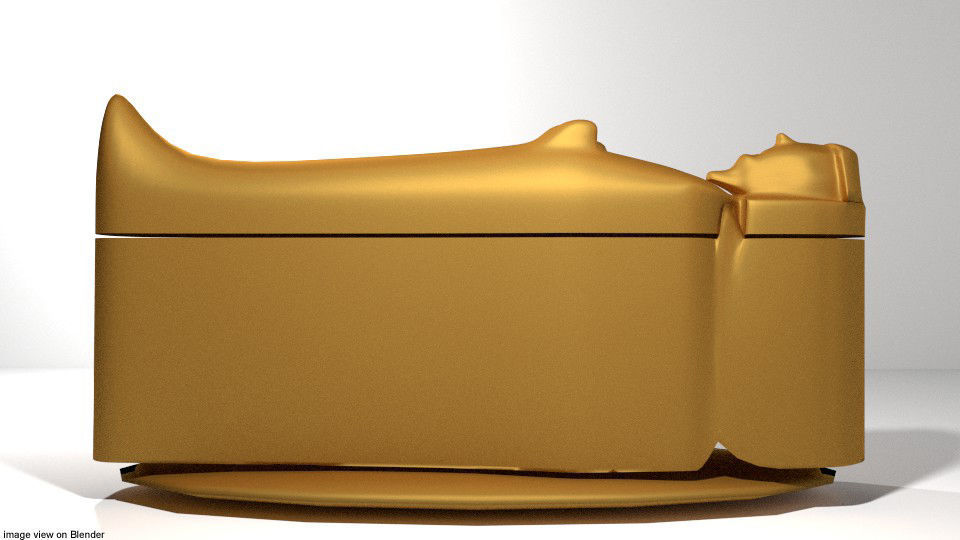 Coffin - Egyptian 3D model_1