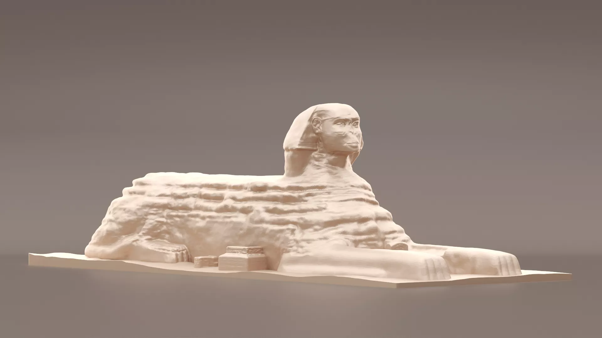 Great Sphinx of Giza for 3D Print 3D print model