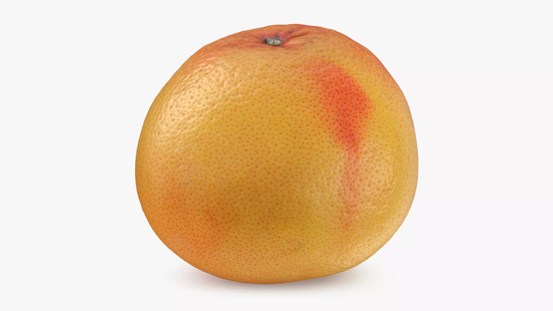 Whole Grapefruit Low-poly 3D model