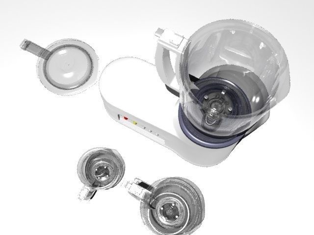 Mixer-Grinder blender - blender Low-poly 3D model_7