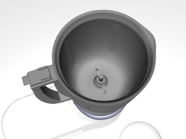 Mixer-Grinder blender - blender Low-poly 3D model_2