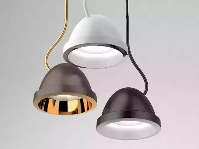 Insider pendant light with bronze finish