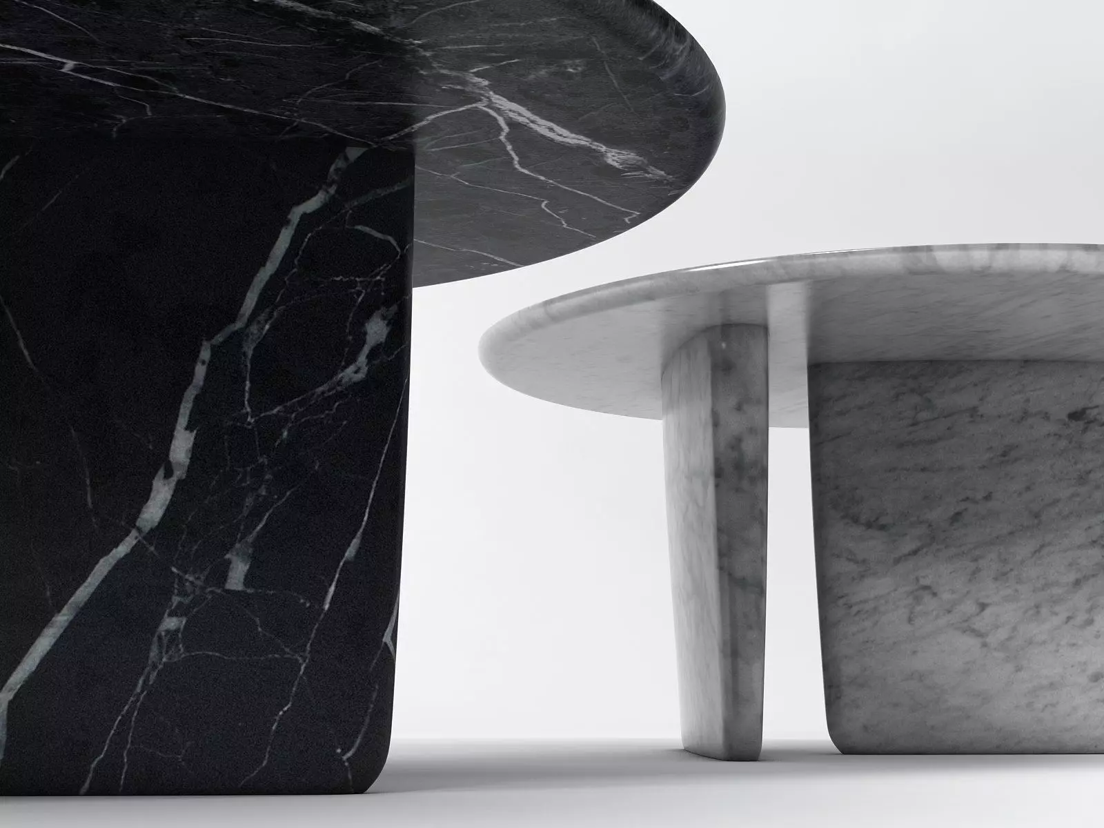 Tobi-Ishi table with rectangular shape 3D model_3