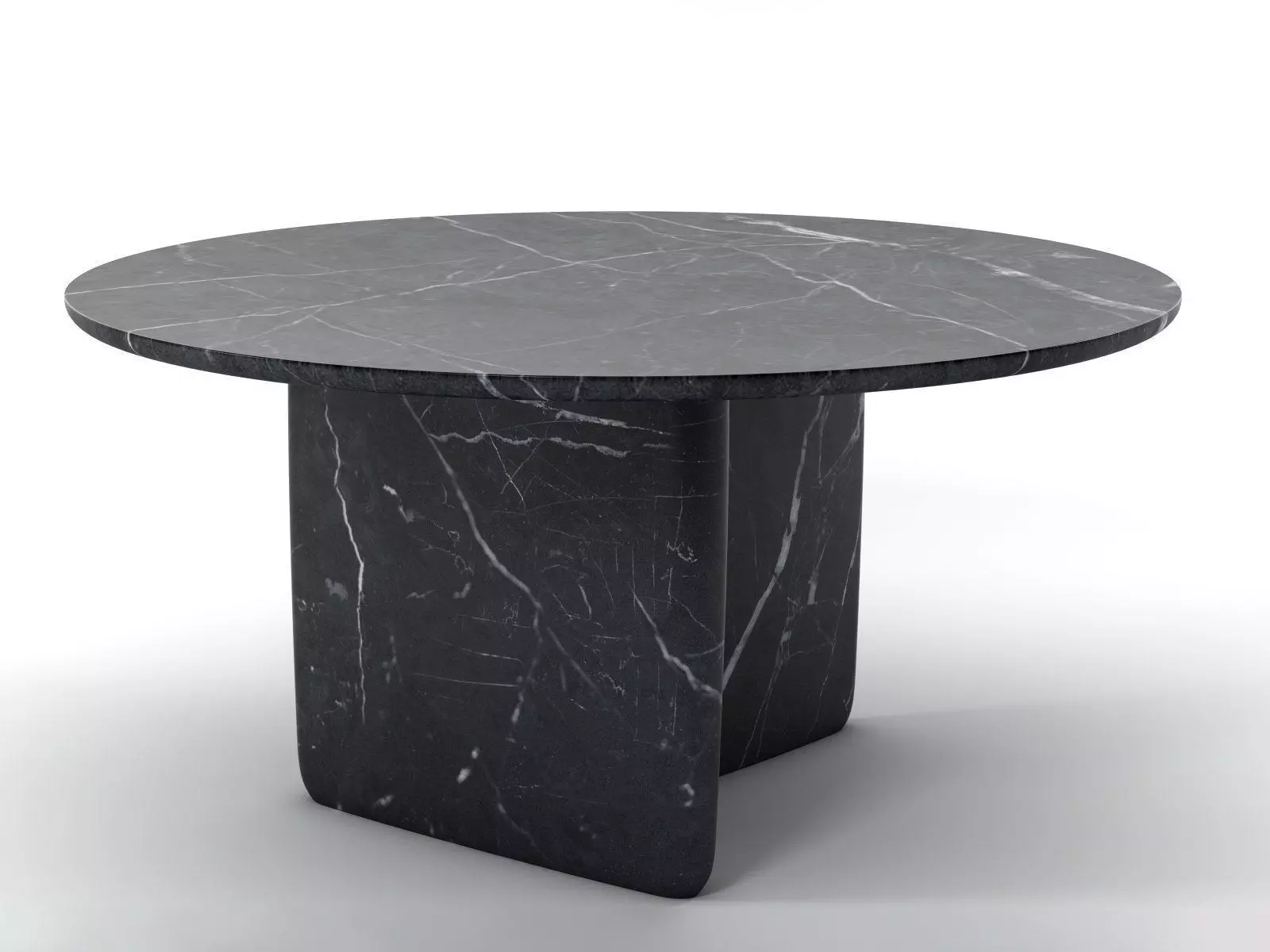 Tobi-Ishi table with rectangular shape 3D model_12