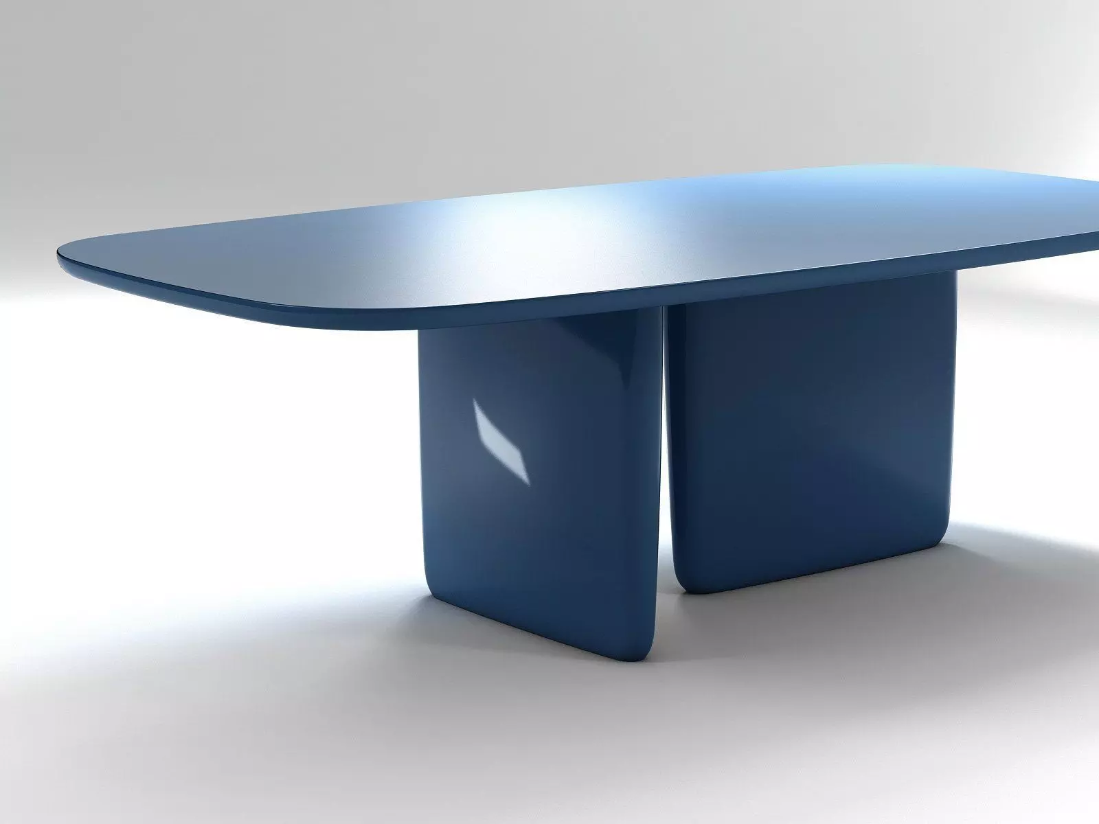 Tobi-Ishi table with rectangular shape 3D model_7