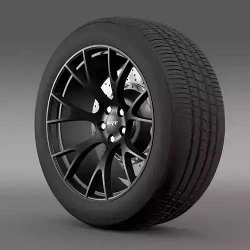 Dodge Challenger Supercharged wheel