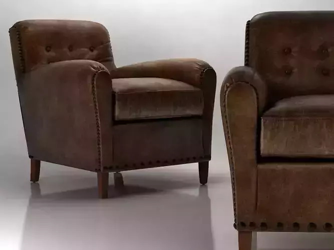 Hyde Leather Club Chair