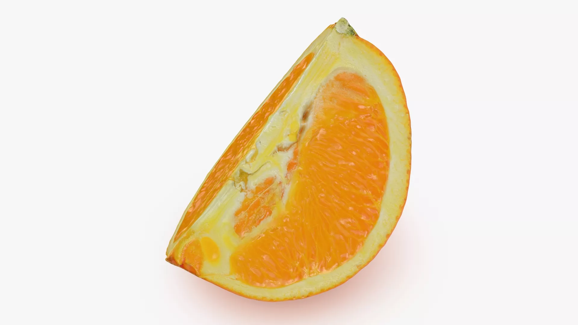 Orange Slice 01 Low-poly 3D model