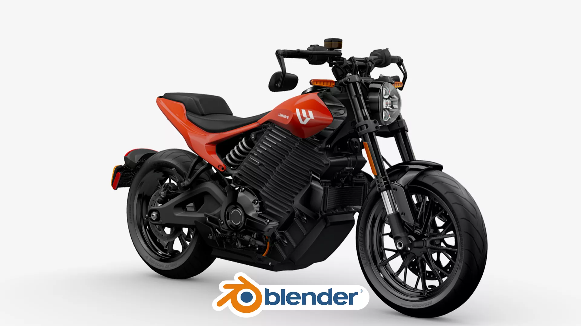 Livewire S2 Alpinista Electric Motorcycle Bike Low-poly 3D model
