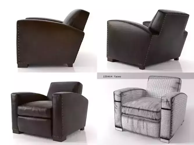 Library Leather Chair