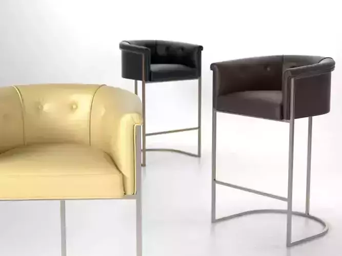 Calvin Barstool 3D model