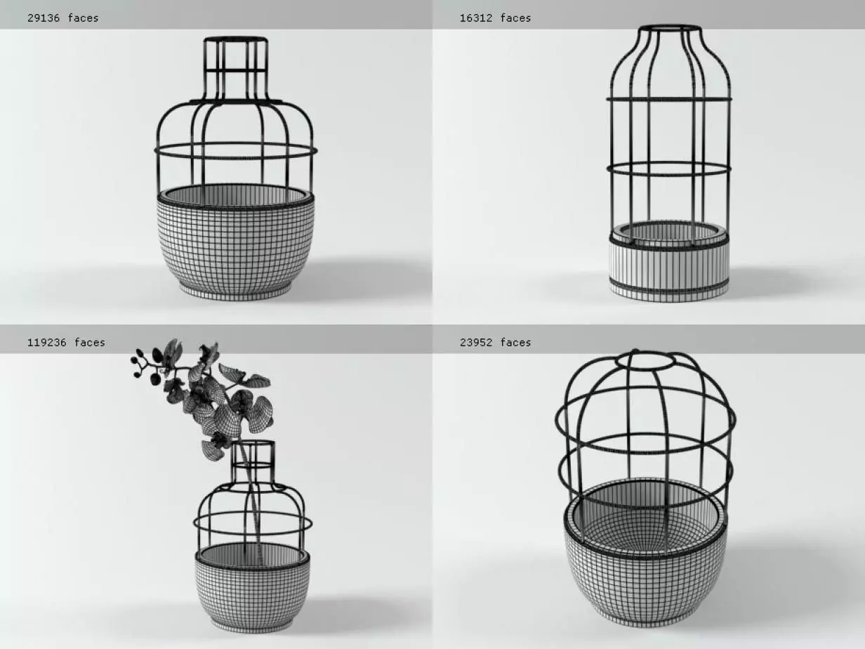 V4 vases 3D model_6