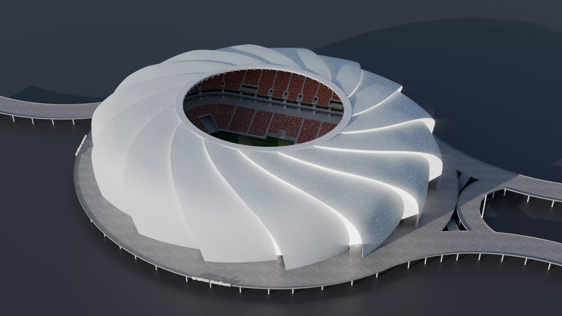 Aramco Stadium 3D model