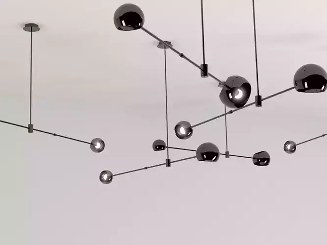 Acaba pendant light - person 3D model