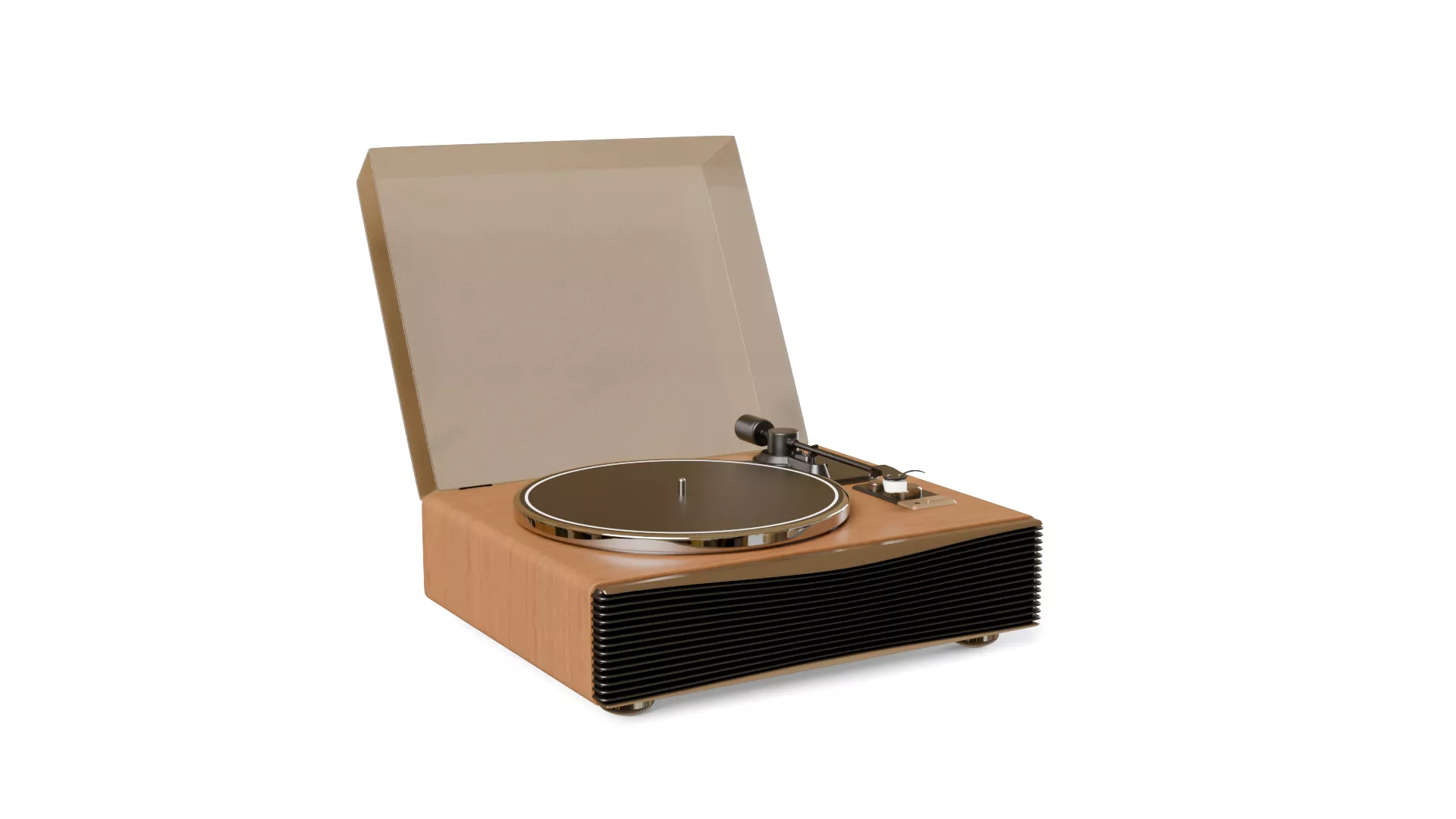 Turntable Record Player 3D model