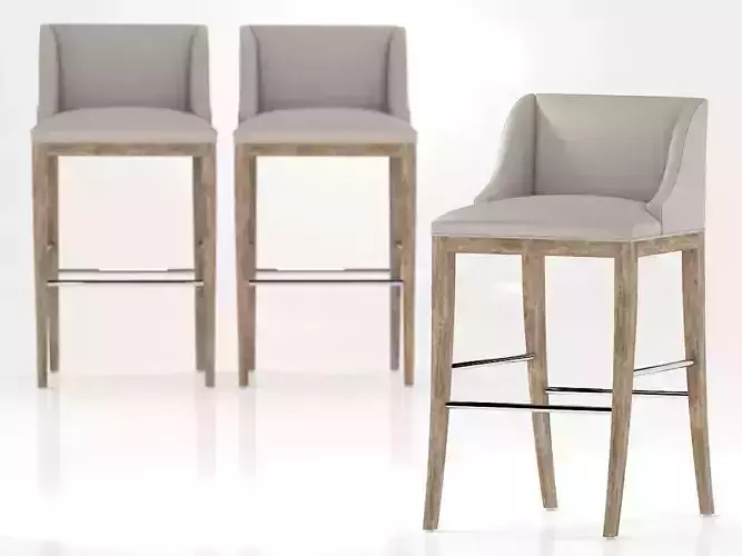 Metro Bar Stool 3D model