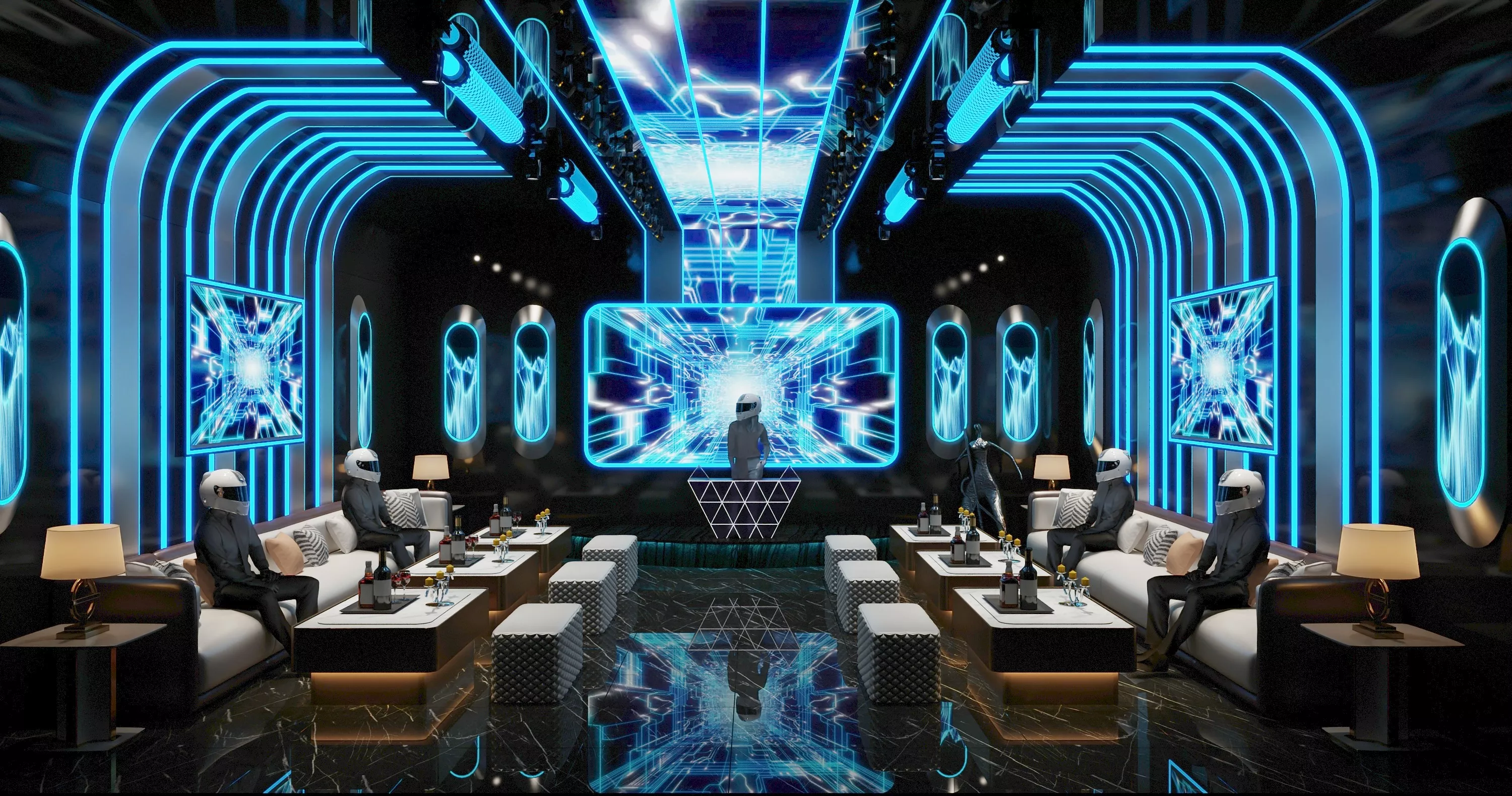 KTV Room- Night Club - Karaoke Room 189 3D model