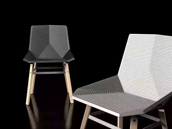 Green Chair 3D model