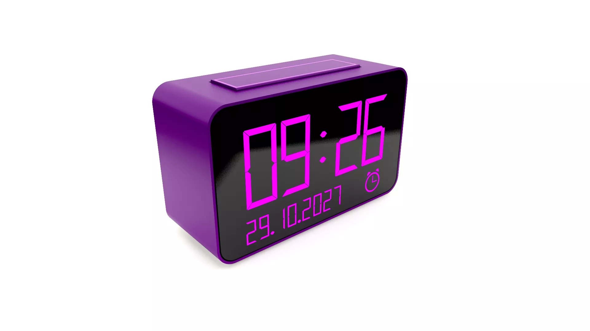 ALARM CLOCK 03 Low-poly 3D model