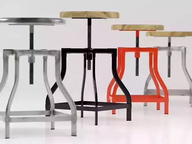 Machinist Stool 3D model