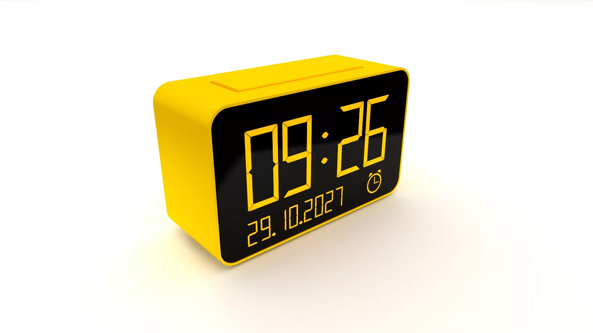 ALARM CLOCK 07 Low-poly 3D model