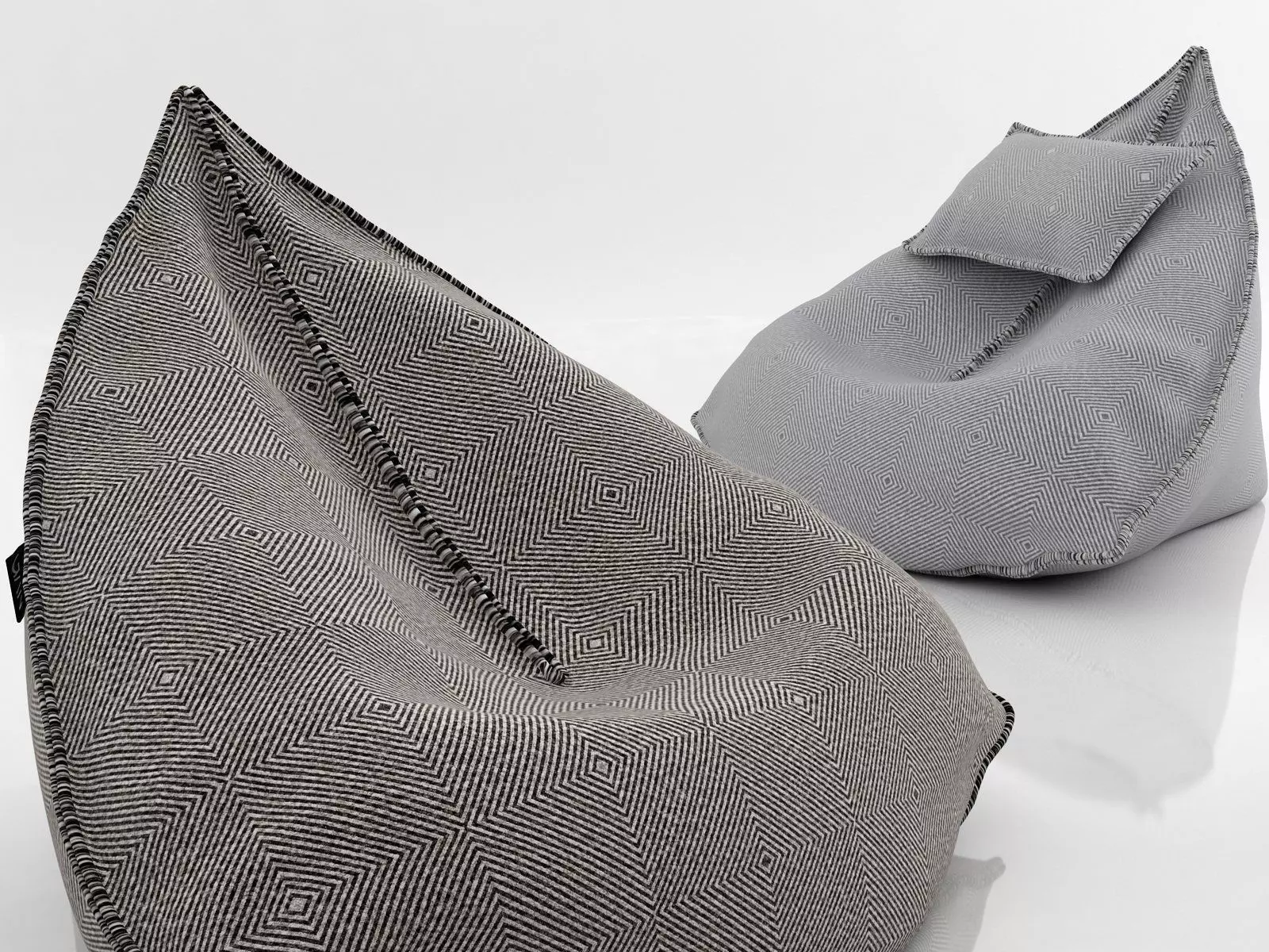 Sail Bean Bag 3D model_0