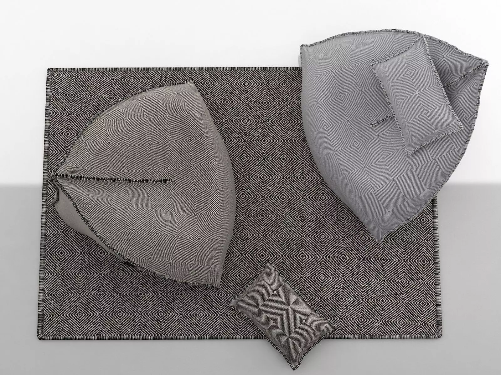 Sail Bean Bag 3D model_1