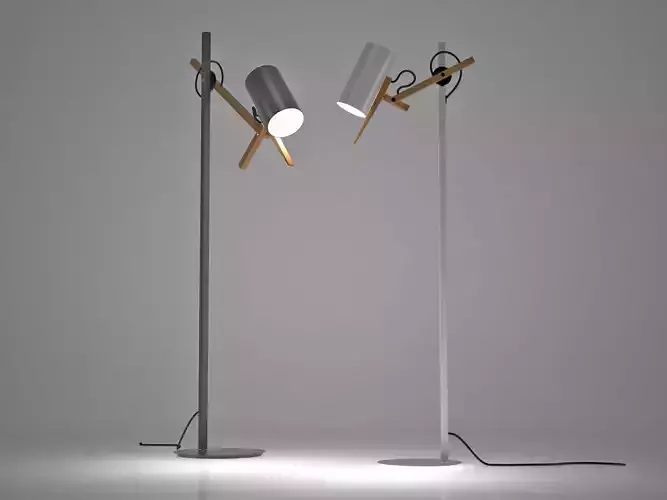 Scanting floor 3D model