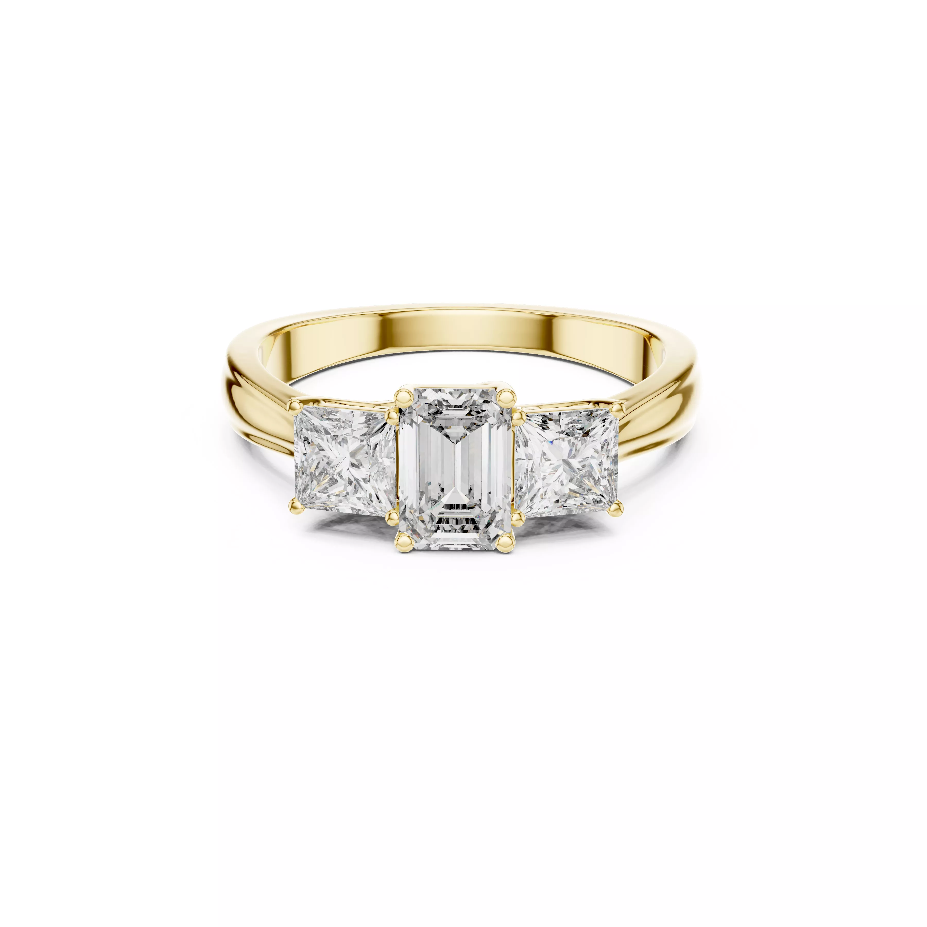 Buy Diamond Ring CAD Engagement Wedding Jewelry STL 3DM R2601 3D print model