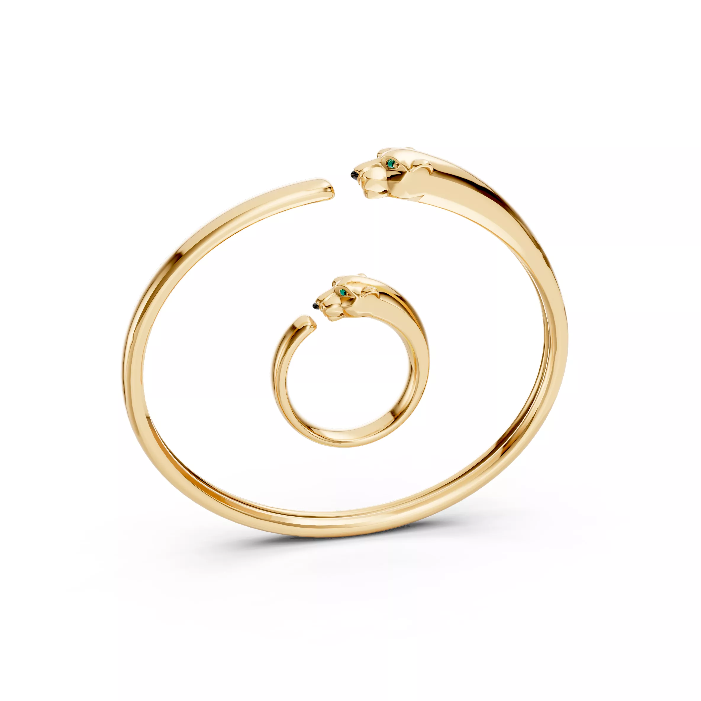 Panther Bracelet jewelry 3D print model