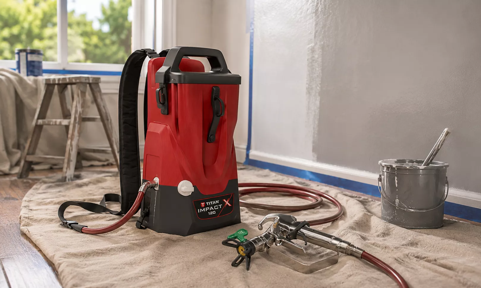 Backpack Paint Sprayer 3D model