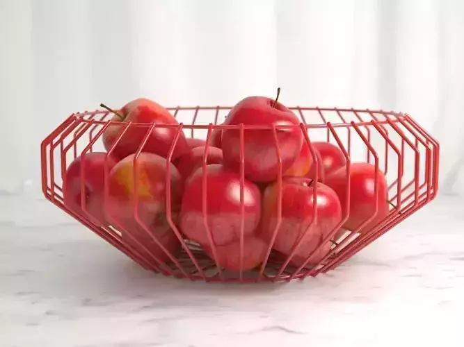 Cape Wire Bowls 3D model