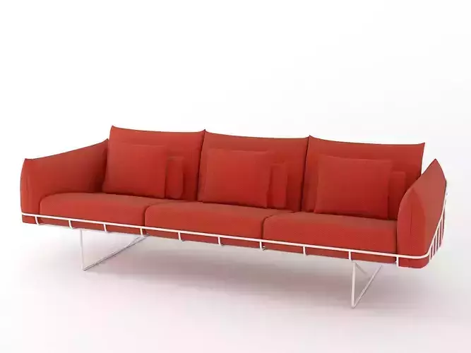 Wireframe sofa 3 seat