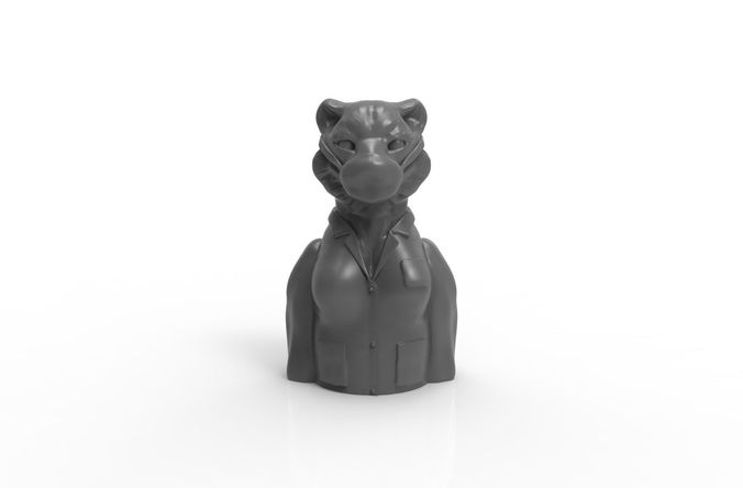 Tigress Pandemic Scientist  3D print model