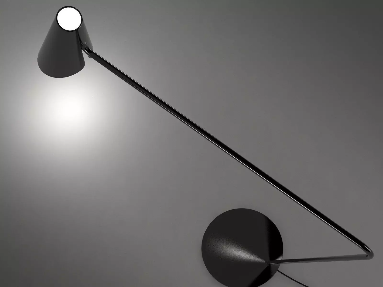 ICono wall lamp with light 3D model_1