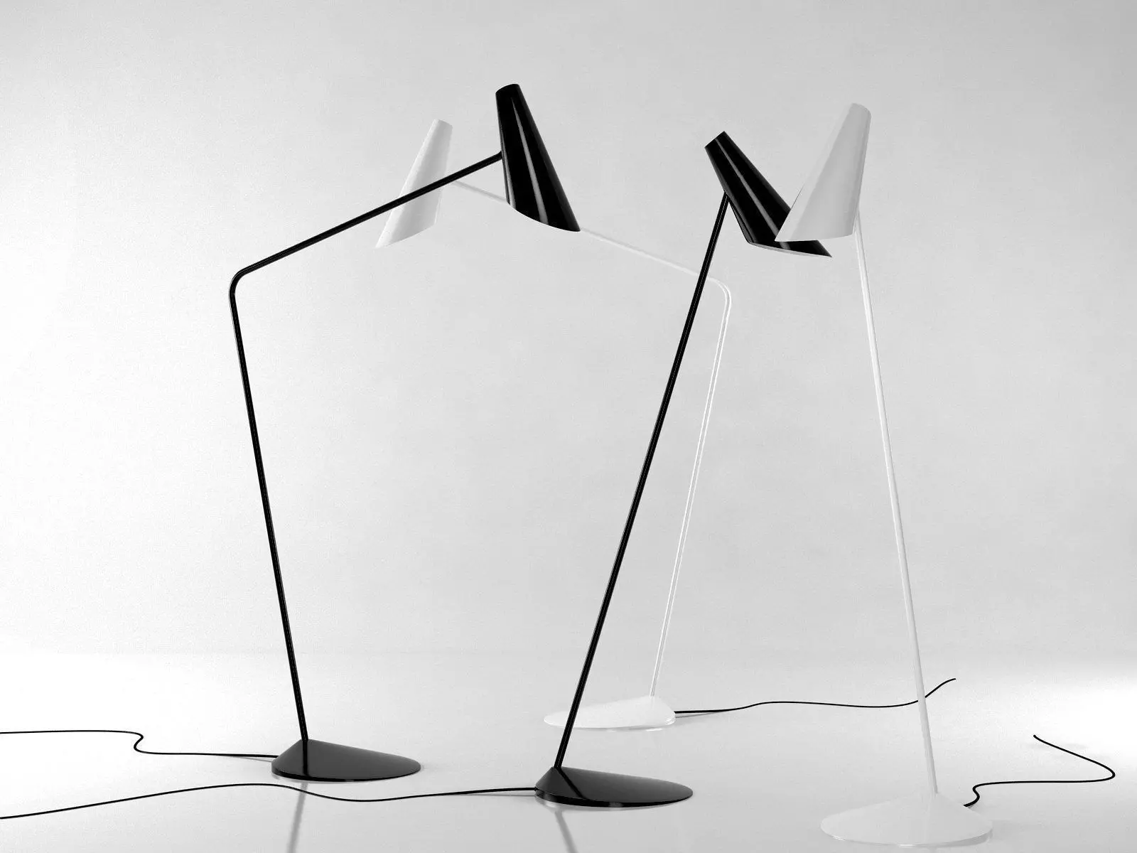 ICono wall lamp with light 3D model_0