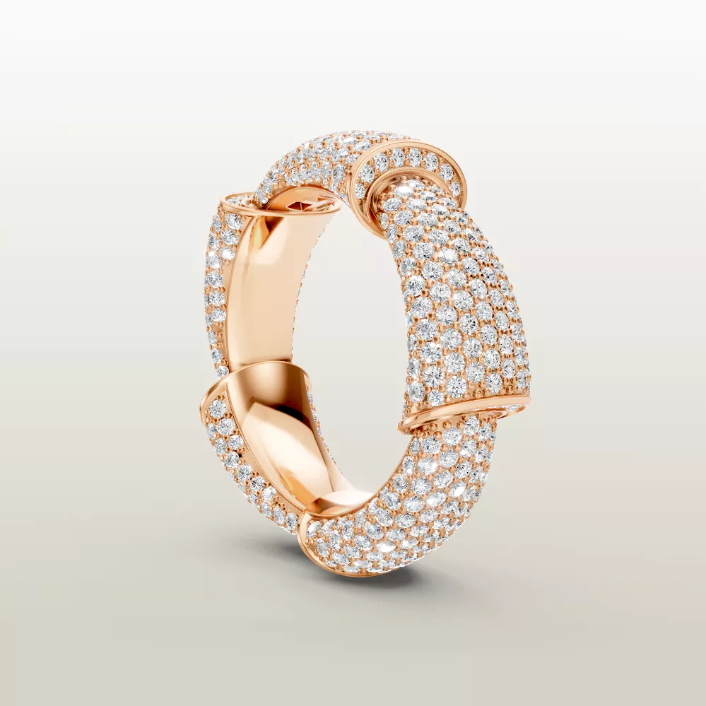Vhernier Calla Midi Diamond Ring 3D print model